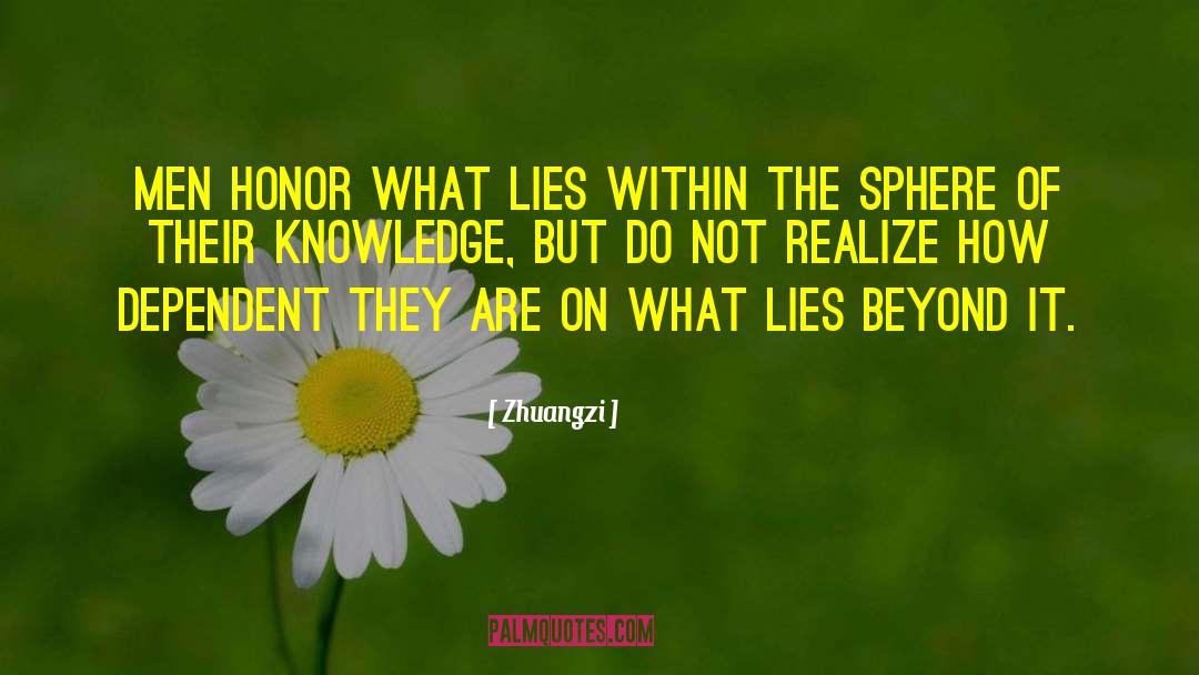 Zhuangzi Quotes: Men honor what lies within