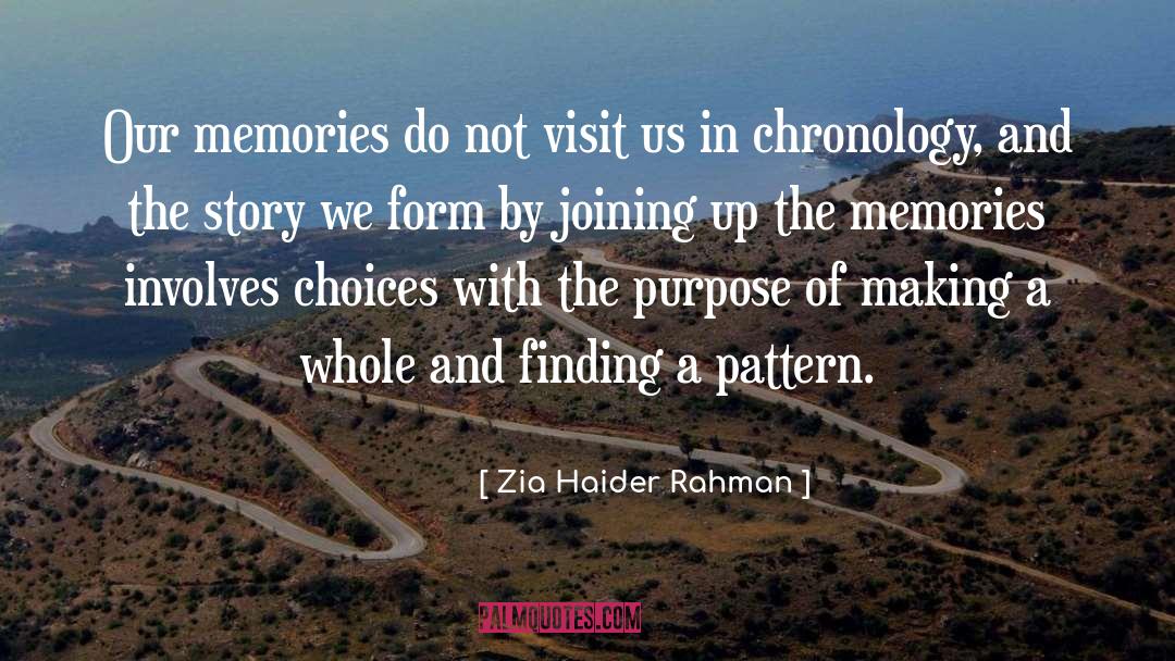 Zia Haider Rahman Quotes: Our memories do not visit