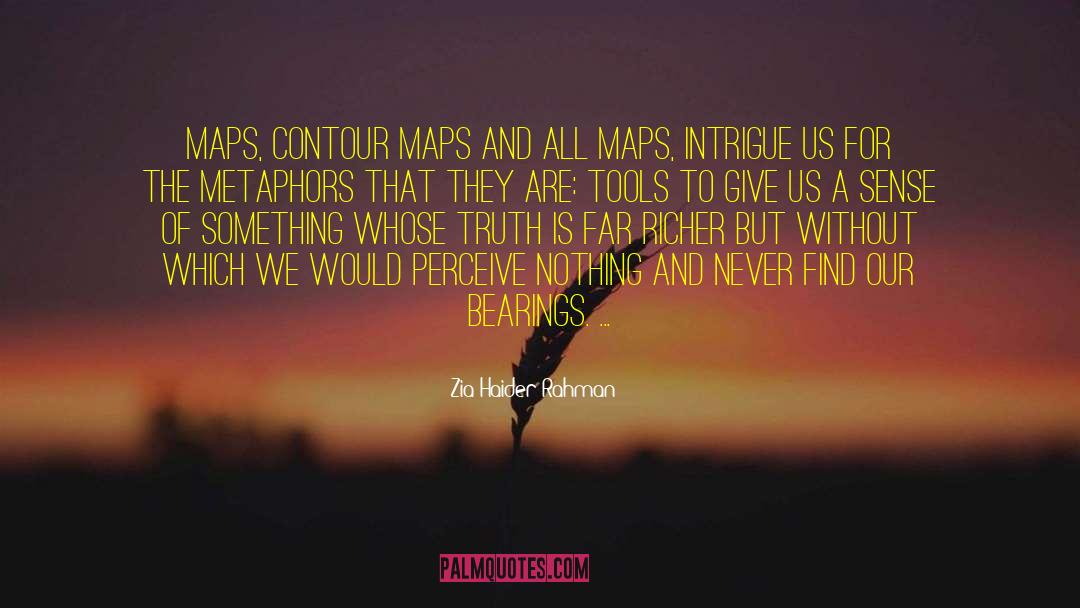 Zia Haider Rahman Quotes: Maps, contour maps and all