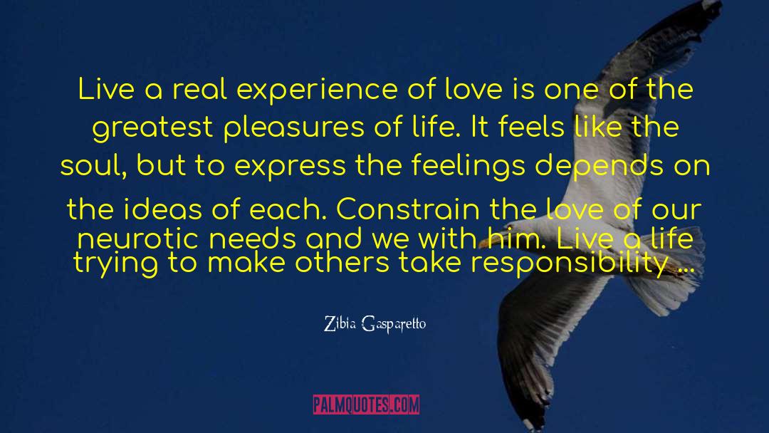 Zibia Gasparetto Quotes: Live a real experience of