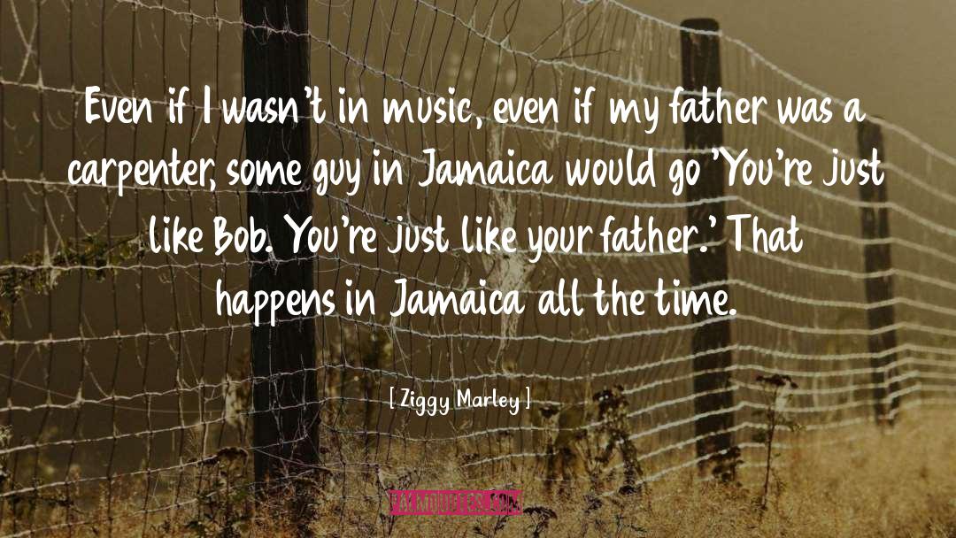 Ziggy Marley Quotes: Even if I wasn't in