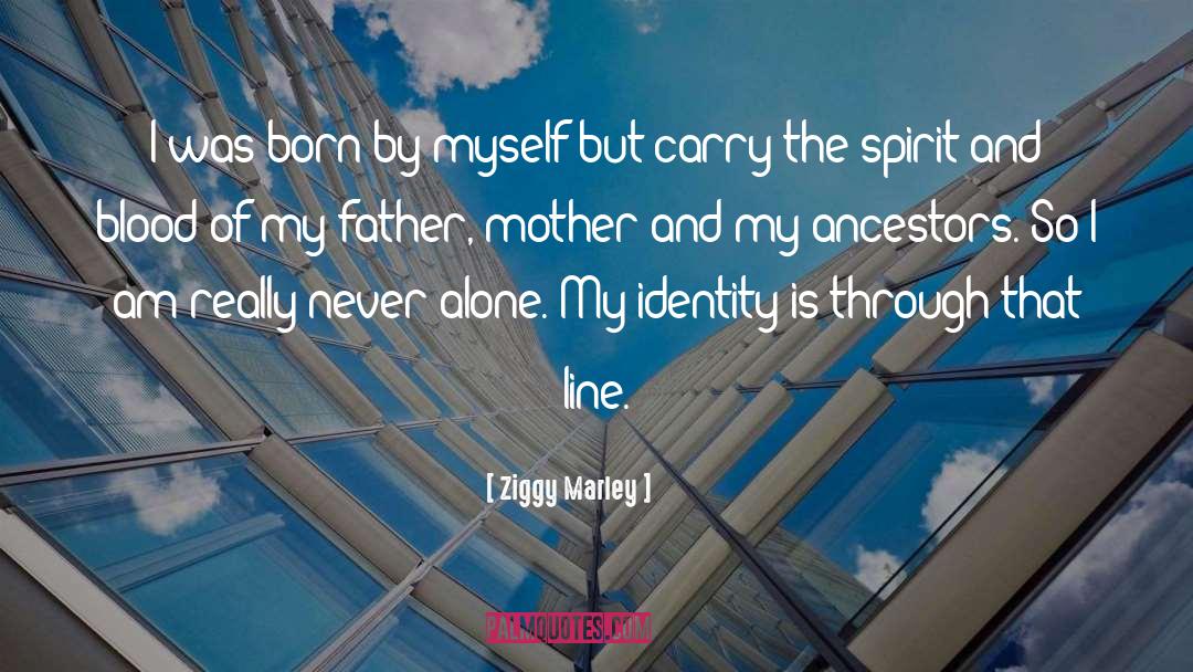 Ziggy Marley Quotes: I was born by myself