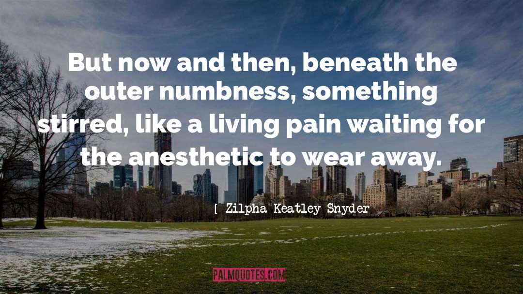 Zilpha Keatley Snyder Quotes: But now and then, beneath