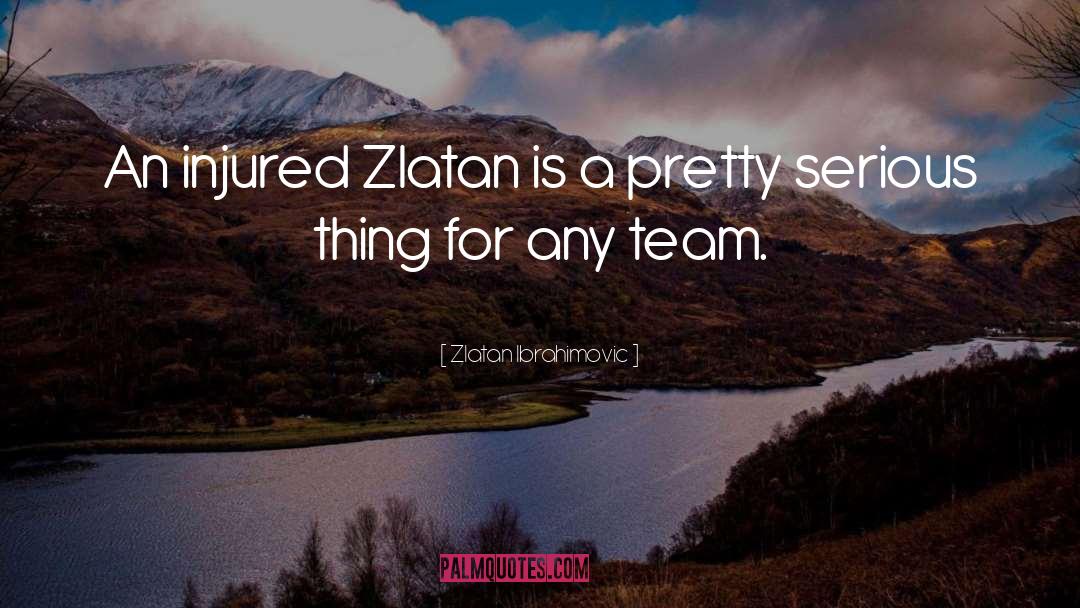 Zlatan Ibrahimovic Quotes: An injured Zlatan is a