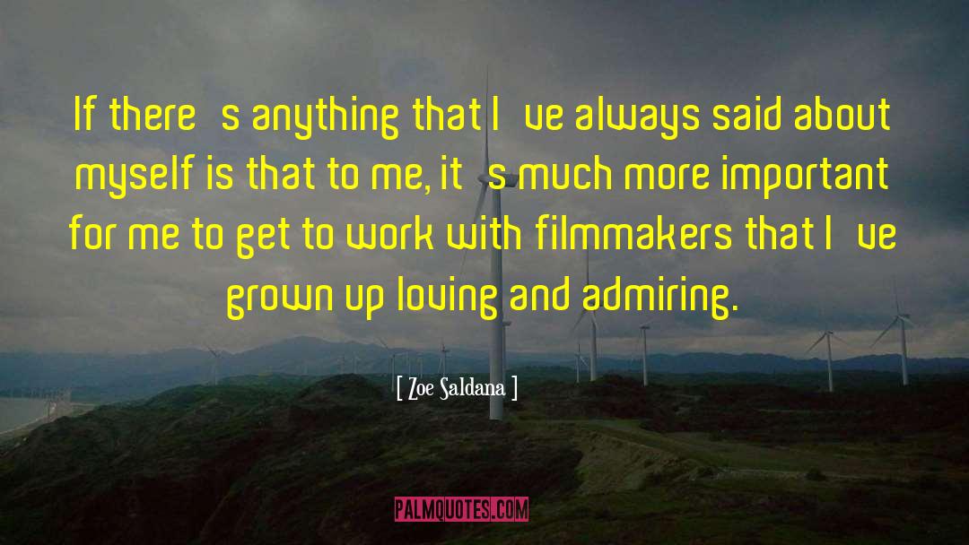 Zoe Saldana Quotes: If there's anything that I've