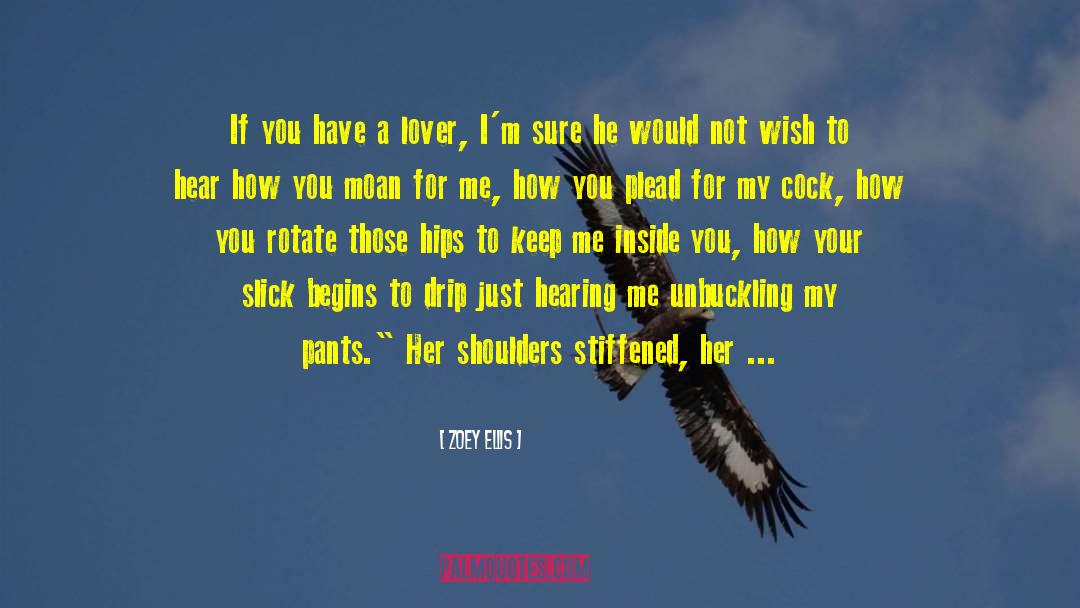 Zoey Ellis Quotes: If you have a lover,