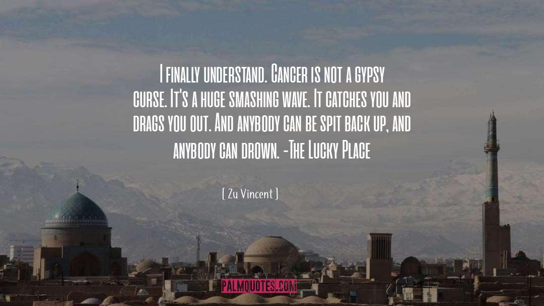 Zu Vincent Quotes: I finally understand. Cancer is