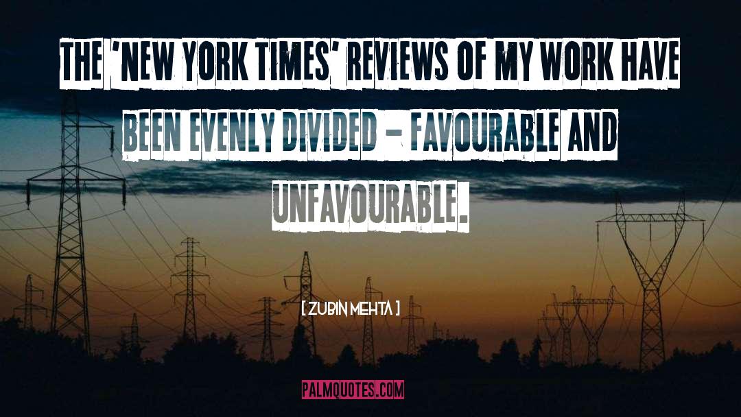 Zubin Mehta Quotes: The 'New York Times' reviews