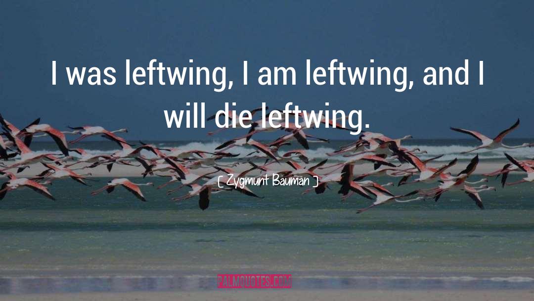 Zygmunt Bauman Quotes: I was leftwing, I am