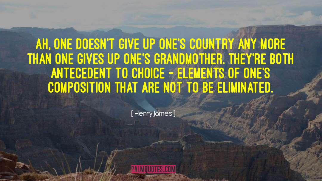 1 Give quotes by Henry James
