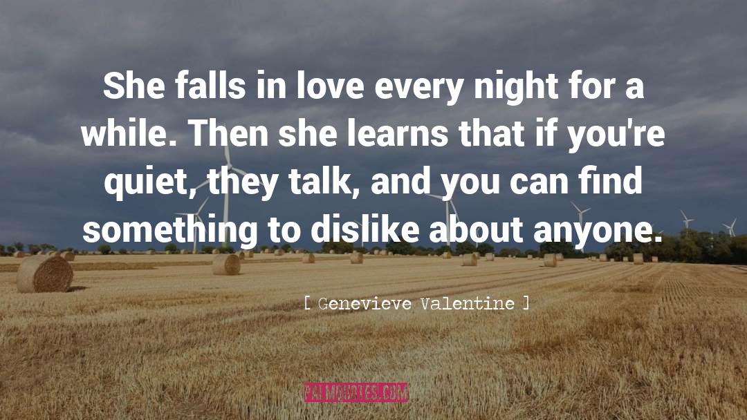 1 Line Valentine quotes by Genevieve Valentine