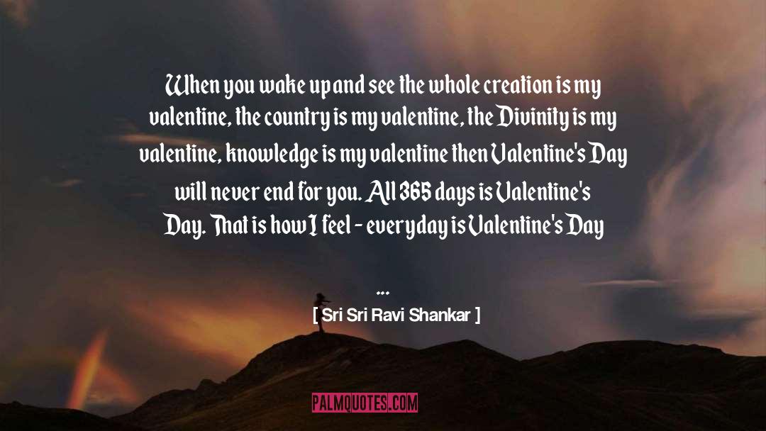 1 Line Valentine quotes by Sri Sri Ravi Shankar