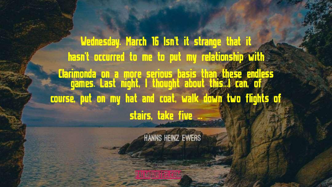 1 Night Stand Series quotes by Hanns Heinz Ewers