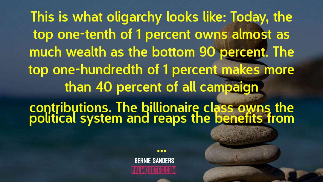 1 Percent quotes by Bernie Sanders