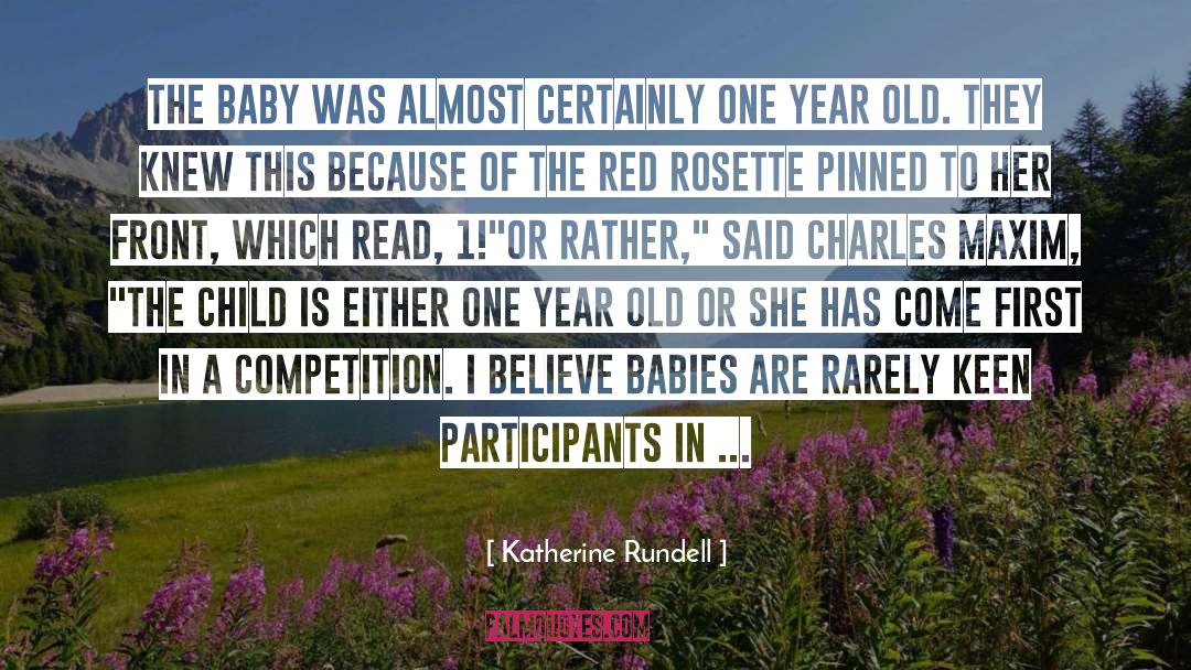 1 Year Old Daughter quotes by Katherine Rundell