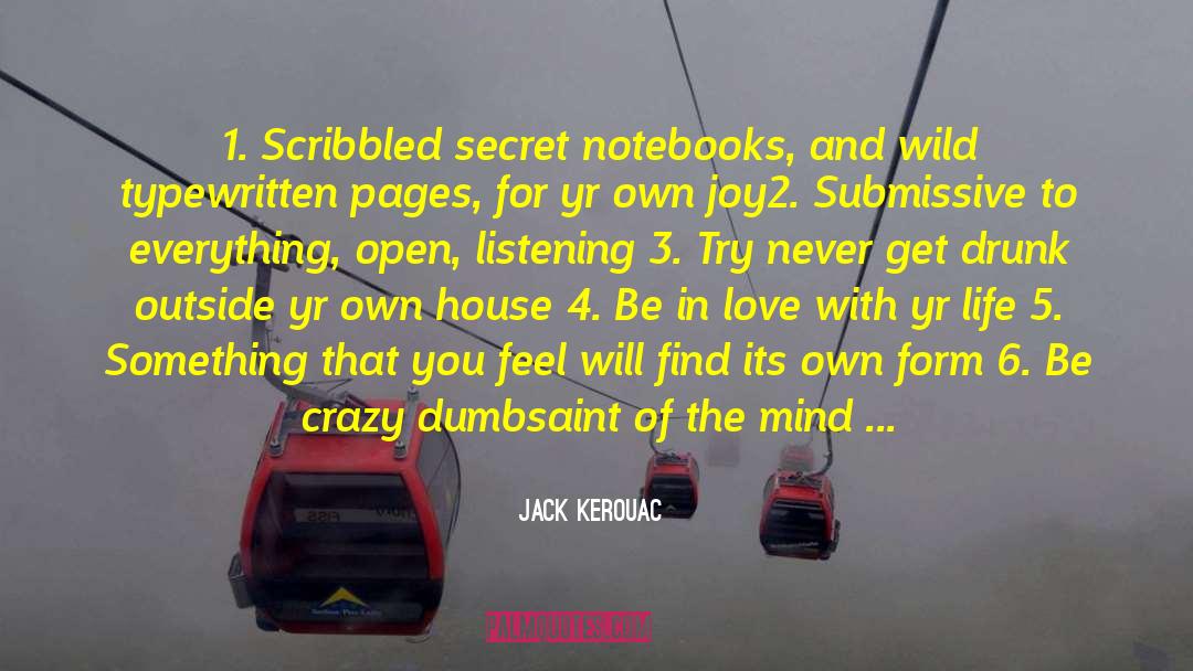 10 16 2015 quotes by Jack Kerouac