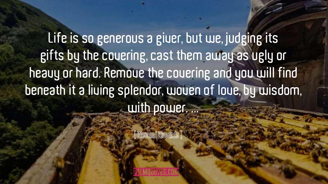 10 Nuggets Of Generosity quotes by Giovanni Giocondo