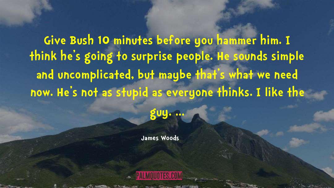 10 Weirdest quotes by James Woods