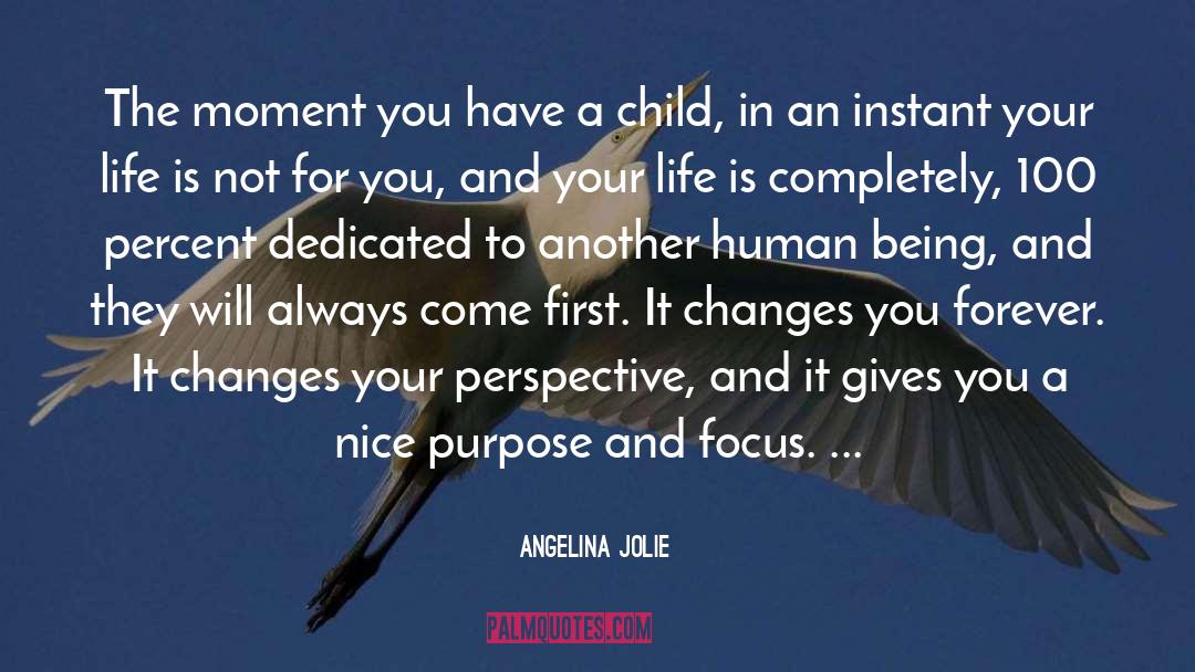 100 Percent quotes by Angelina Jolie