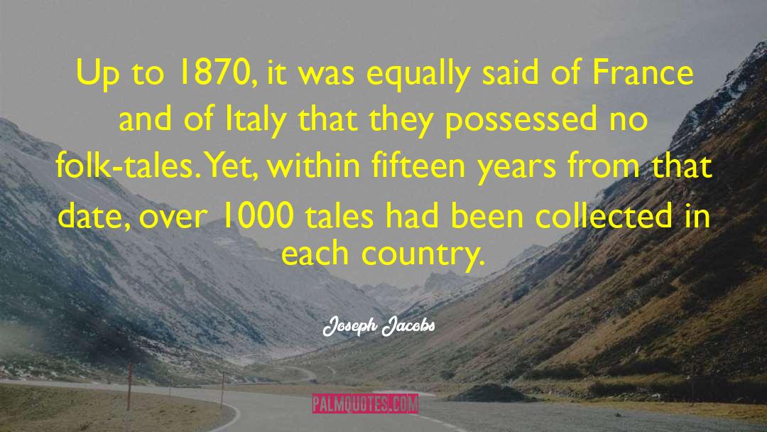 1000 quotes by Joseph Jacobs