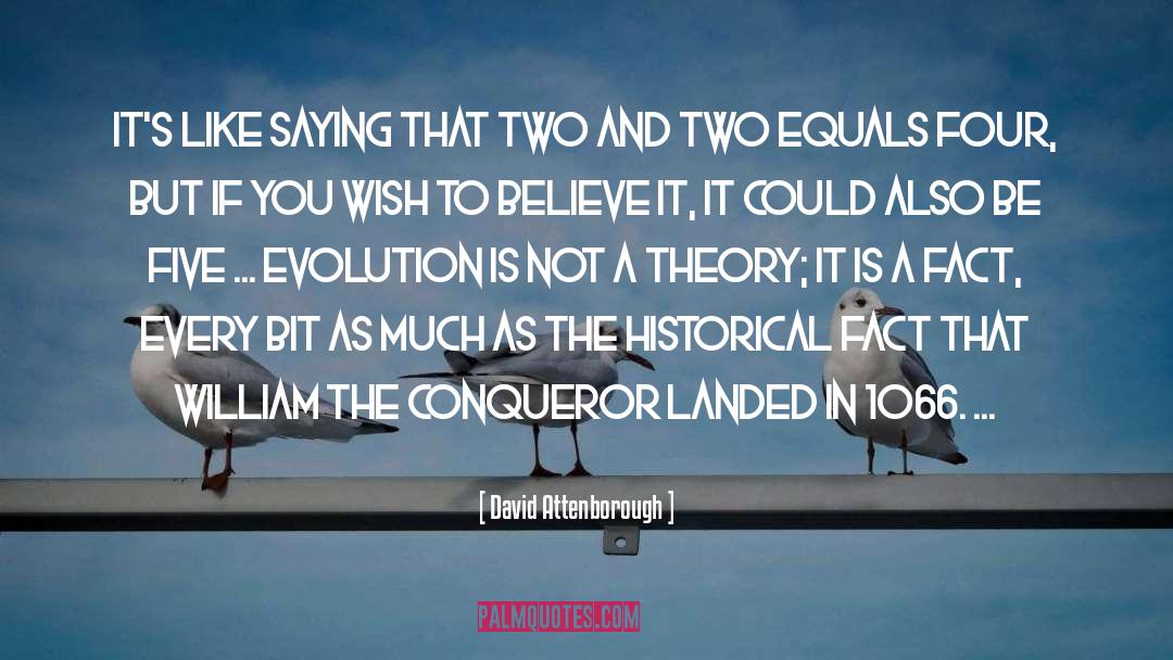1066 quotes by David Attenborough