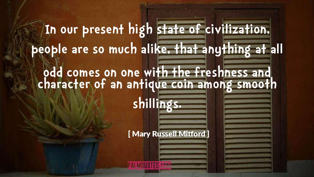 10p Coin quotes by Mary Russell Mitford