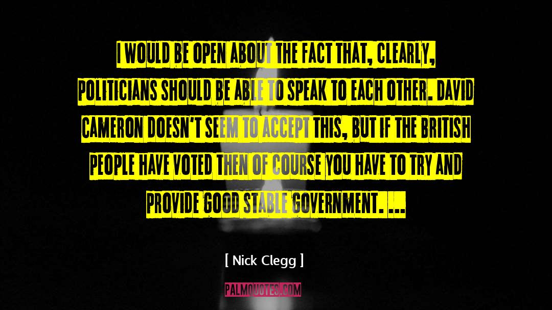 129th British Open quotes by Nick Clegg