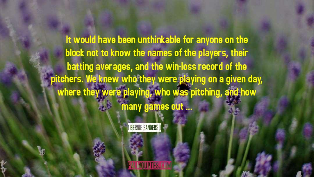 13 Cards Games quotes by Bernie Sanders