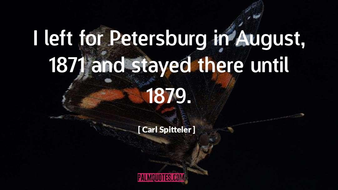 14 August Short quotes by Carl Spitteler