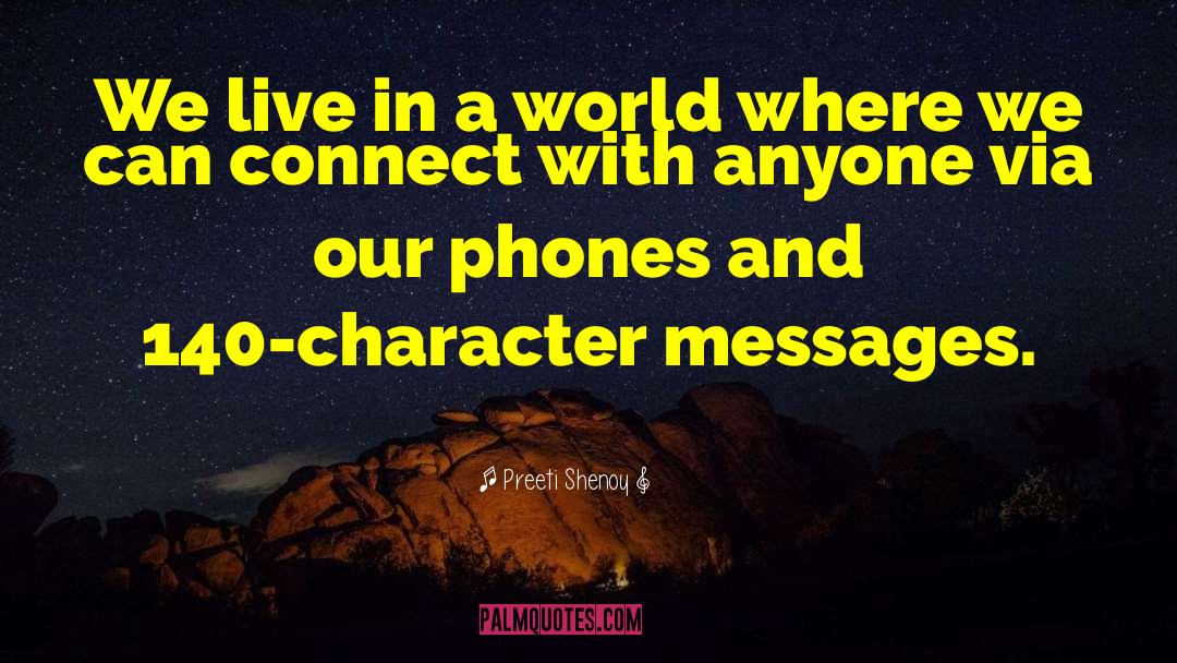 140 Character quotes by Preeti Shenoy