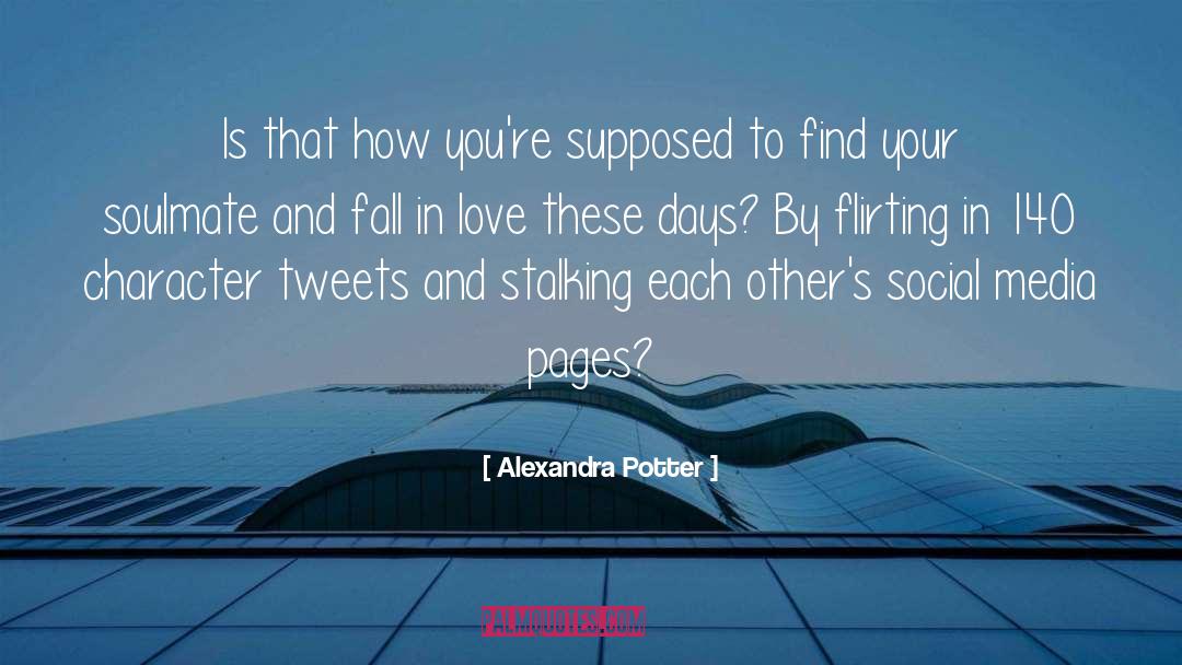 140 Character quotes by Alexandra Potter