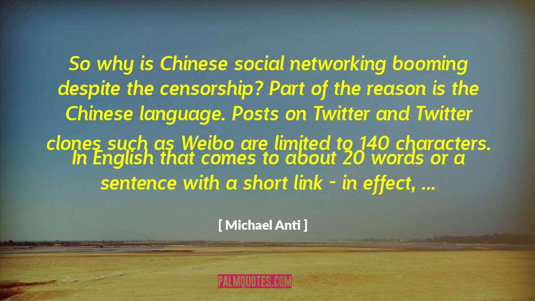 140 Characters quotes by Michael Anti