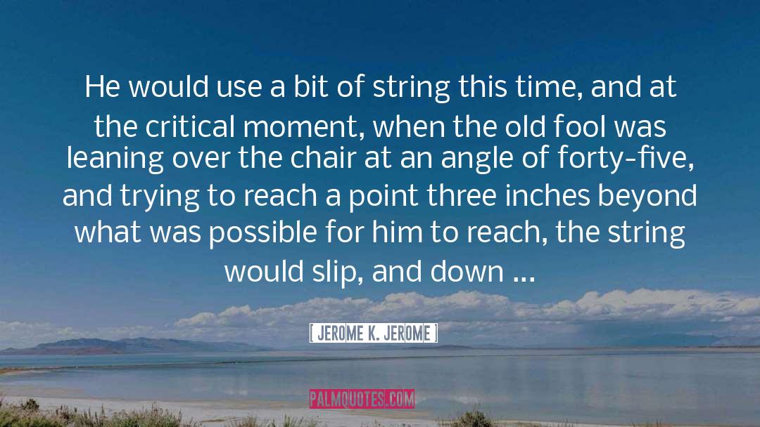 156 Inches quotes by Jerome K. Jerome
