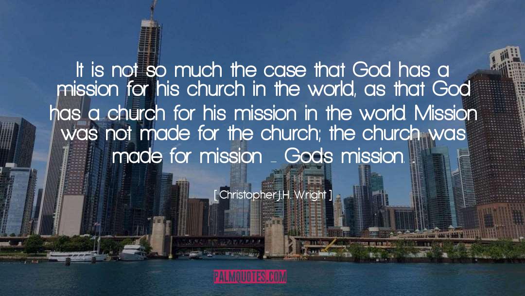 1563 Mission quotes by Christopher J.H. Wright
