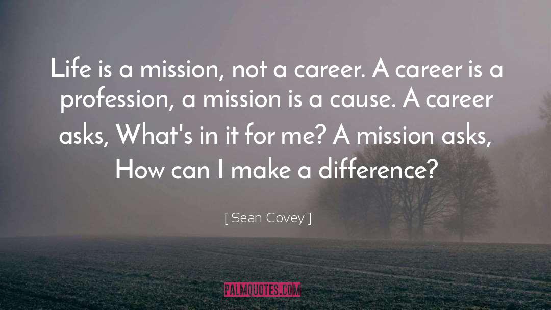 1563 Mission quotes by Sean Covey