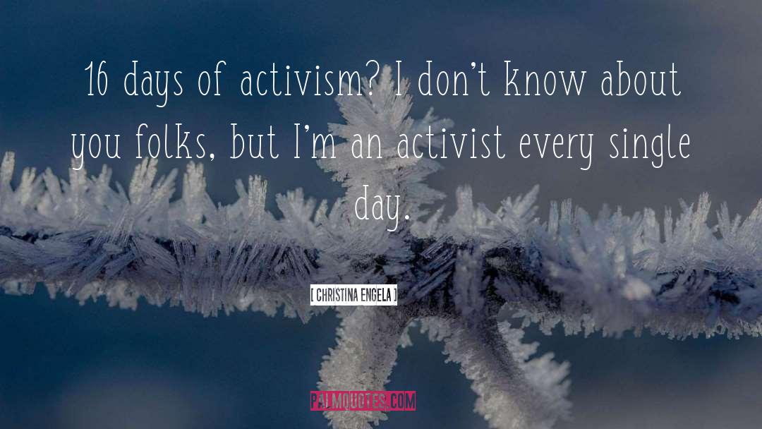 16 Days Of Activism quotes by Christina Engela