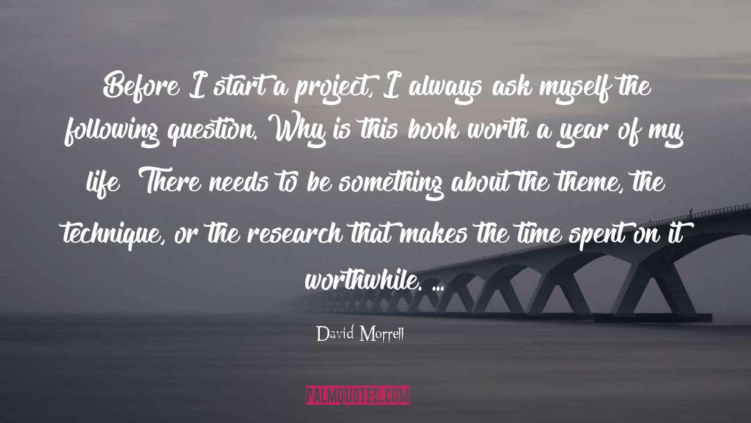 1689 Project quotes by David Morrell