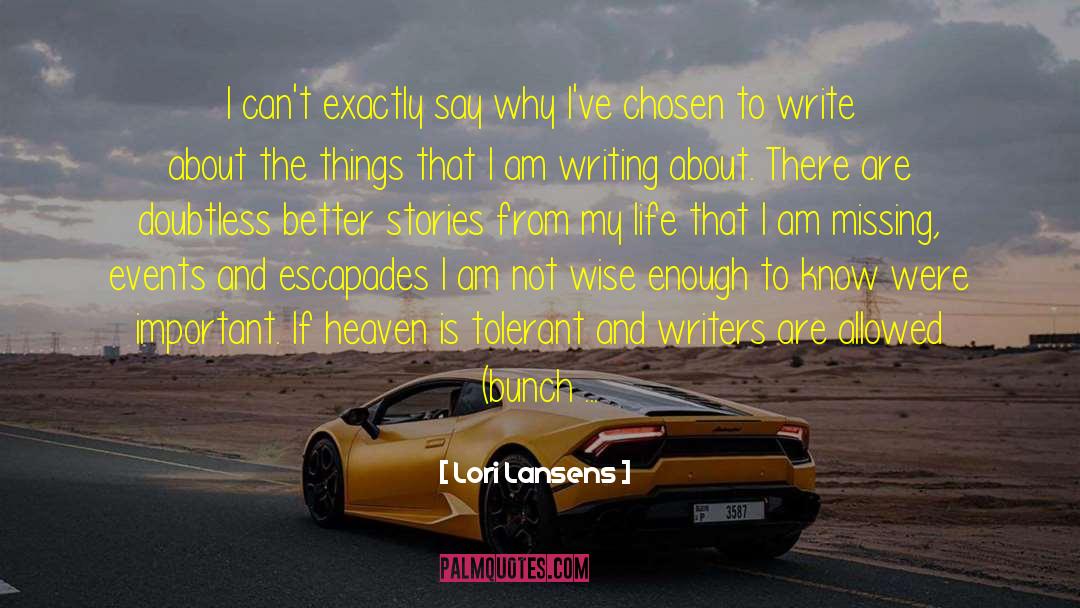 179 quotes by Lori Lansens