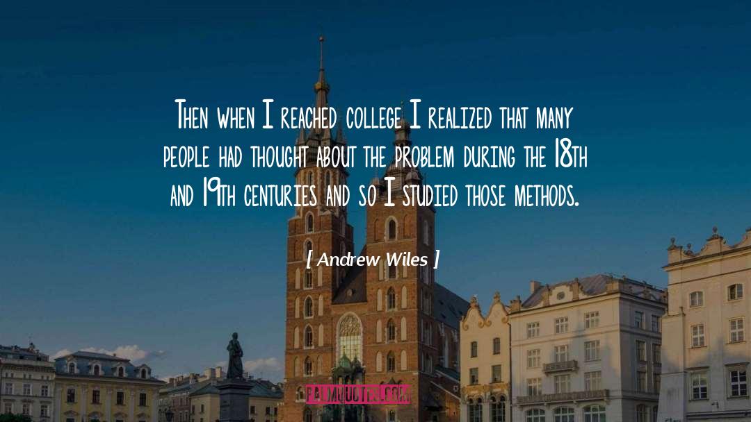 18th Century Curiousities quotes by Andrew Wiles