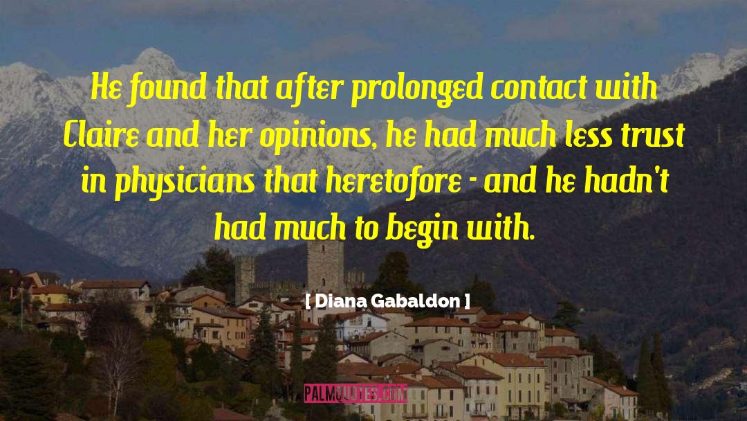 18th Century Medicine quotes by Diana Gabaldon