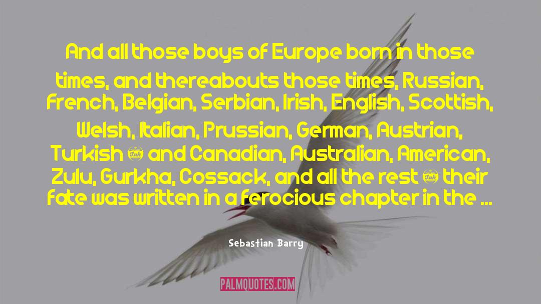 1903 1987 Belgian Born quotes by Sebastian Barry