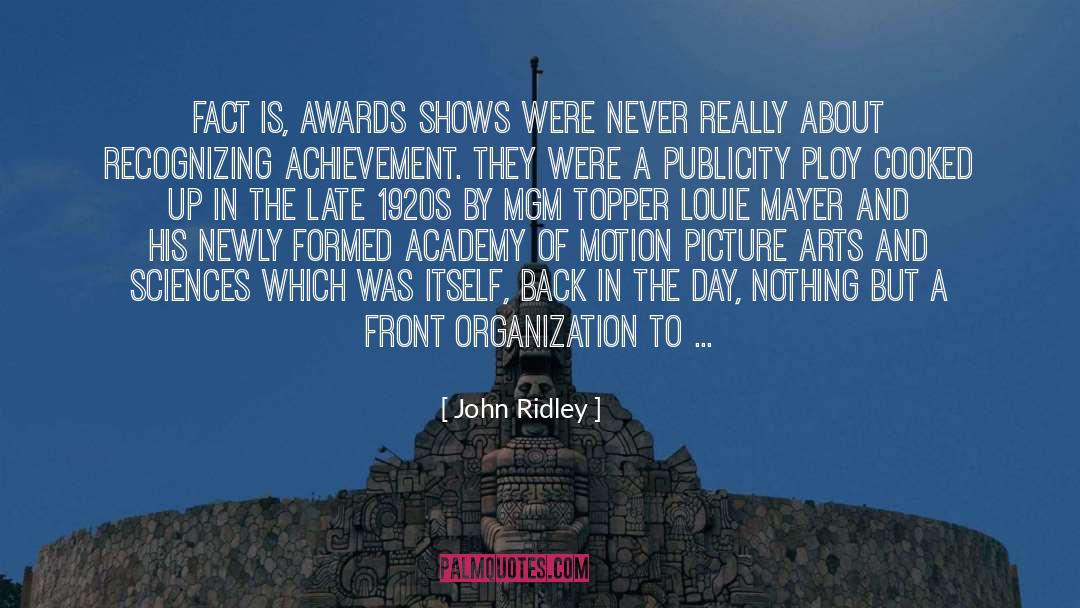 1920s quotes by John Ridley