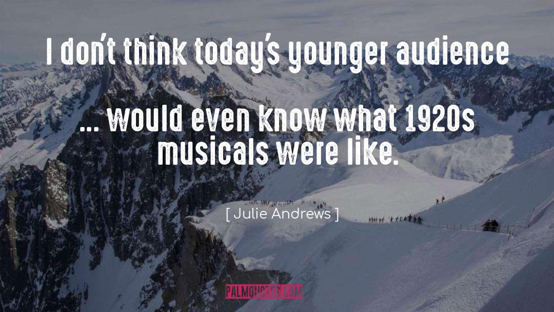 1920s quotes by Julie Andrews