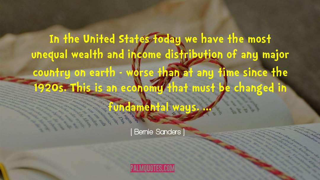 1920s quotes by Bernie Sanders