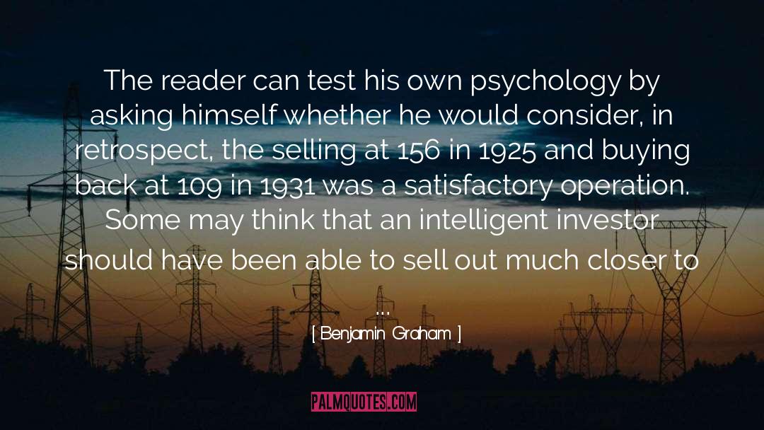 1925 quotes by Benjamin Graham