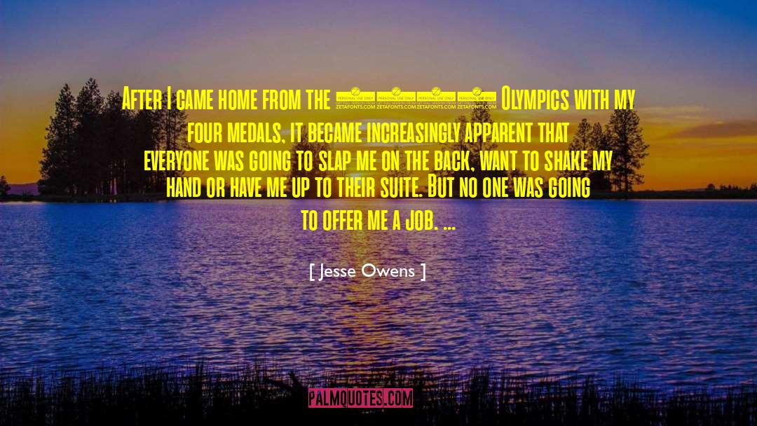 1936 Olympics quotes by Jesse Owens