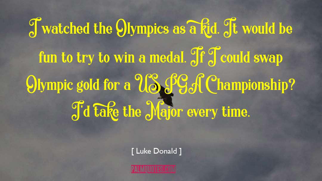 1936 Olympics quotes by Luke Donald