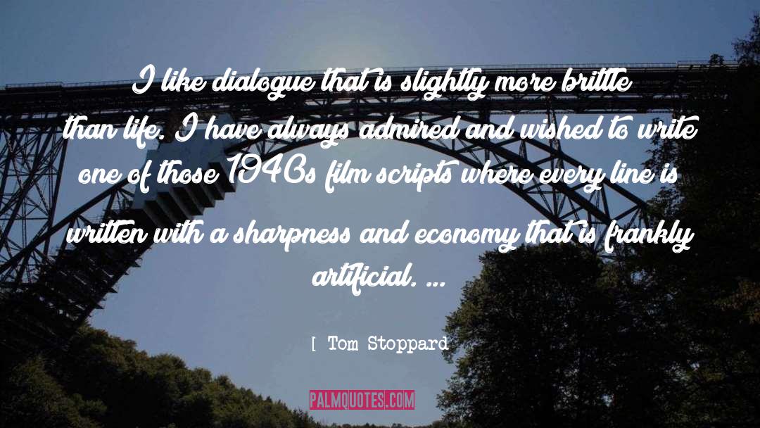 1940s quotes by Tom Stoppard