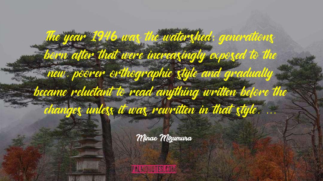 1946 quotes by Minae Mizumura