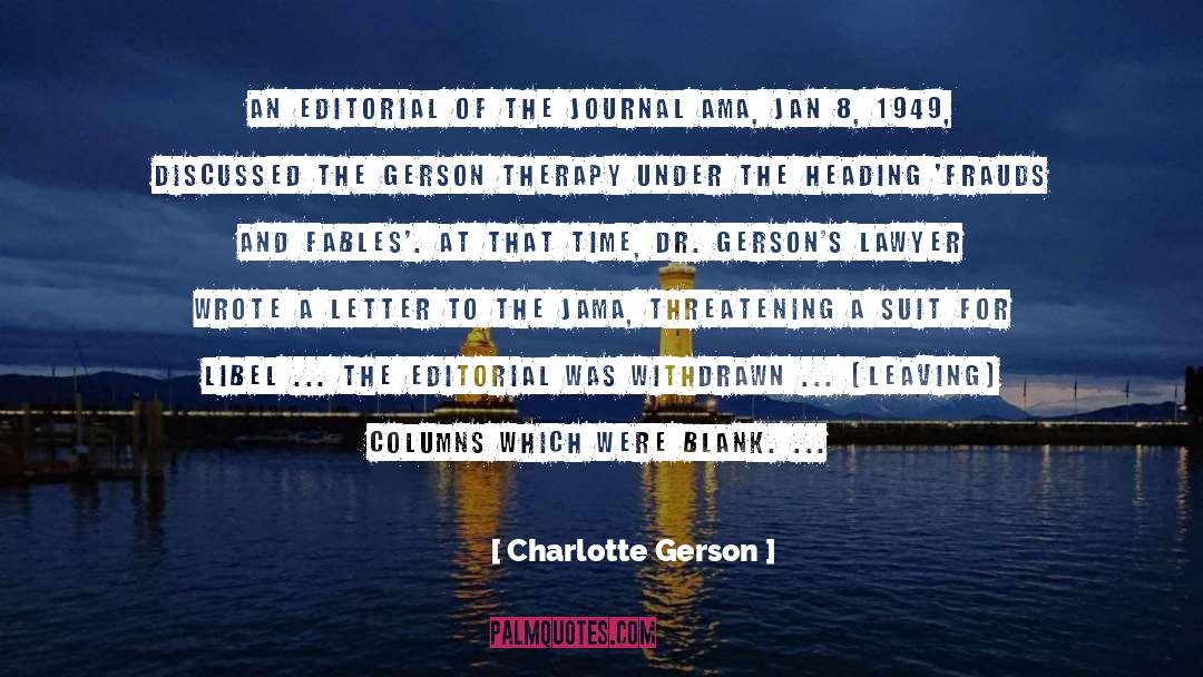 1949 quotes by Charlotte Gerson